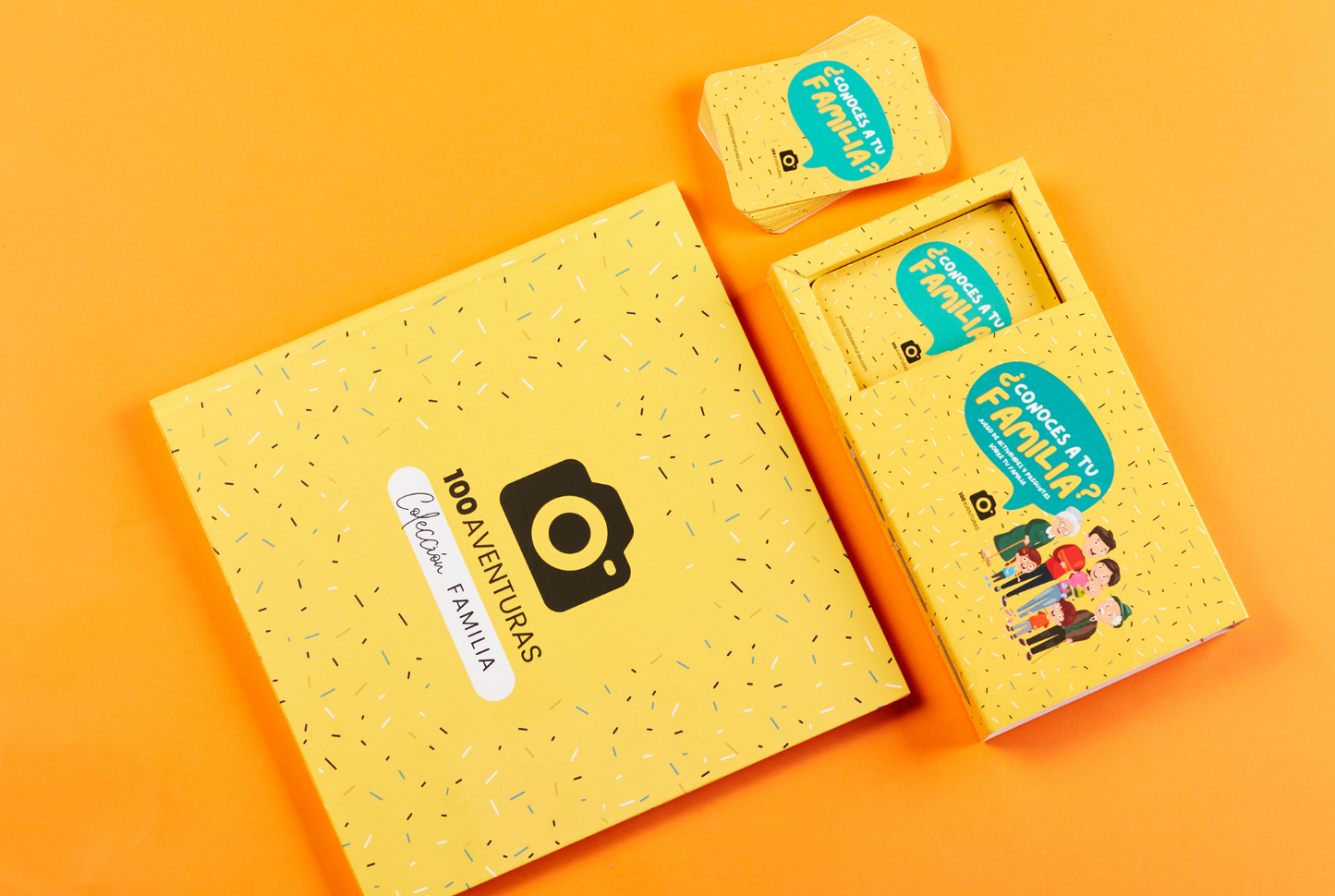 Pack Familiar: Cartas y Álbum 100 Aventuras para Niños y Jóvenes