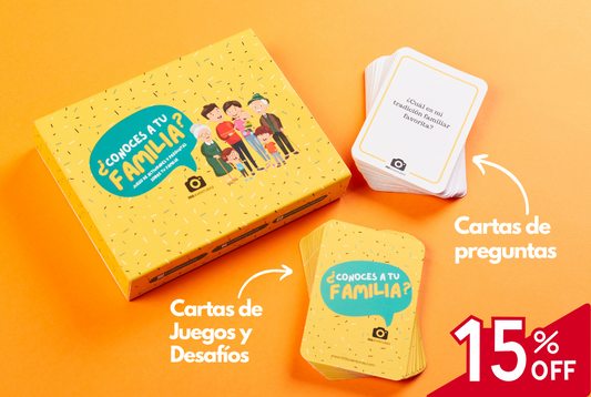 ¿Conoces a tu Familia? | Juego de Cartas Familiar