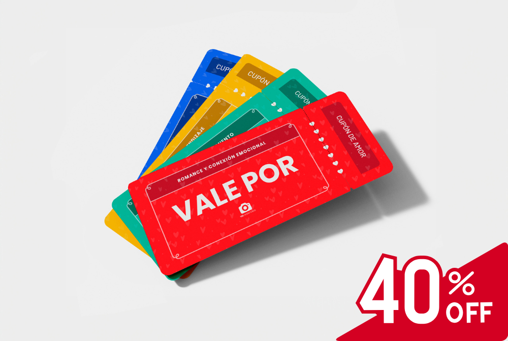 Cuponera: Porque Tú lo Vales todo y MAS! 40 Vales Por, para regalar